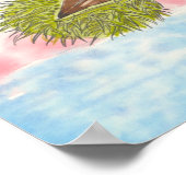 Schattige egelafdruk door Russ Billington Poster (Hoek)