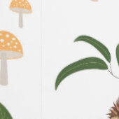 Schattige Egelmushroomen Bosdier Behang (Zoom)