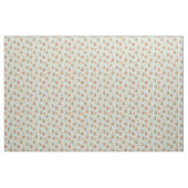 Schattige egels met kleine blaadjes blauw stof (Yard (91,4 cm))