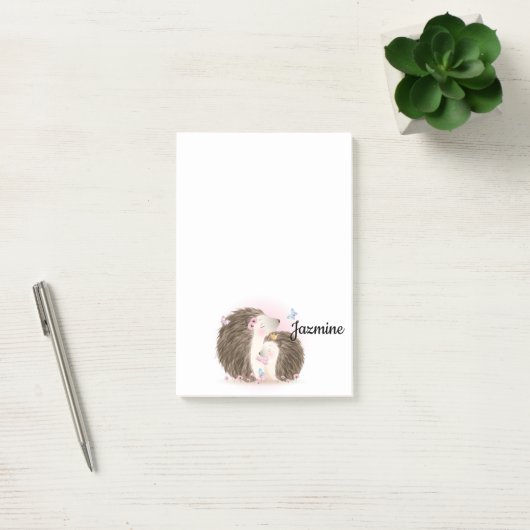 Schattige Egels Post-it® Notes (Kantoor)