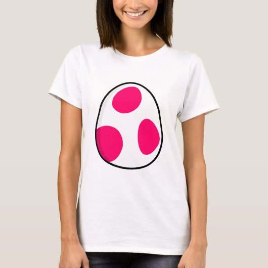 schattige eieren - Roze T-shirt (Voorkant)