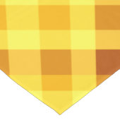 Schattige eigeel geel gepolijst grote tafelloper (Hoek)