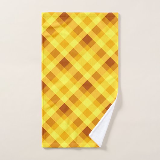 Schattige eigeel geel gepolijst handdoek (Handdoek)