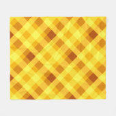 Schattige eigeel geel gepolijst medium fleece deke (Voorkant (Horizontaal))