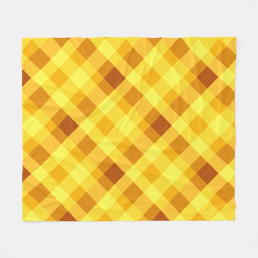 Schattige eigeel geel gepolijst medium fleece deke (Voorkant (Horizontaal))