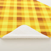 Schattige eigeel geel gepolijst medium sherpa deke deken (3/4)