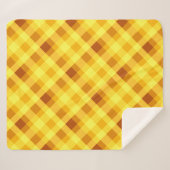 Schattige eigeel geel gepolijst medium sherpa deke deken (Voorkant (horizontaal))