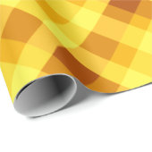 Schattige eigeel geel gepolijst wikkelpapier cadeaupapier (Rol Hoek)