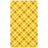 Schattige eigeel geel geruite grote tafelkleed (Voorkant)