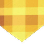 Schattige eigeel geel geruite grote tafelkleed (Gekanteld)