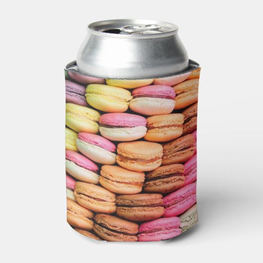 Schattige eigenzinnige Macaroons Blikjeskoeler (Blikje Voorkant)