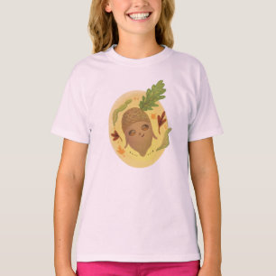 schattige eikel herfst t-shirt