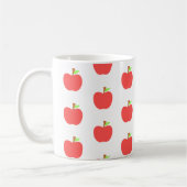 Schattige Elegant Apple Pattern Koffiemok (Links)