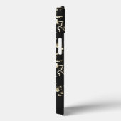 Schattige Elegant Chique Cupido Angel Floral Case-Mate iPhone Case (Achterkant / Rechts)