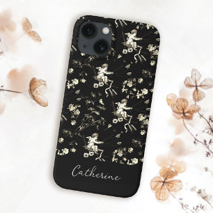 Schattige Elegant Chique  Cupido Angel Floral Case-Mate iPhone Case