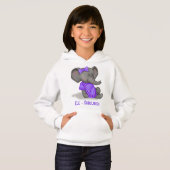 Schattige Elegant en Fabulous Baby Elephant (Voorkant volledig)