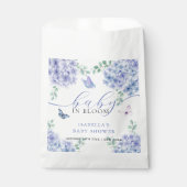 Schattige Elegant Hydrangea Floral Garden Baby sho Bedankzakje (Voorkant)