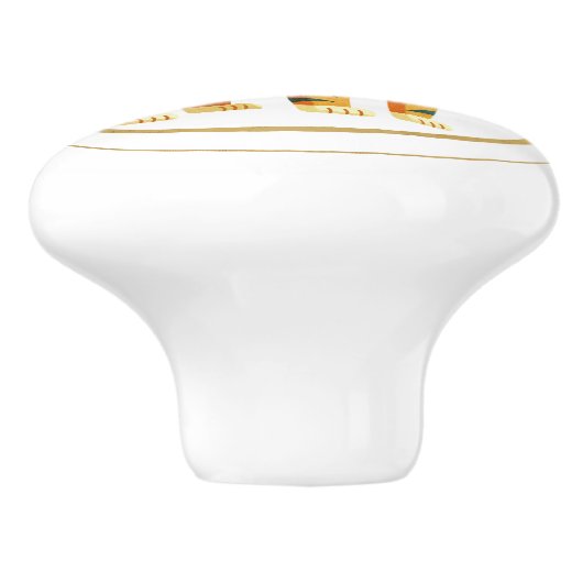 Schattige Elegant Kat Keramische Knop (Zijkant)