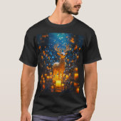 Schattige Elegant Magisch Rendier T-shirt (Voorkant)