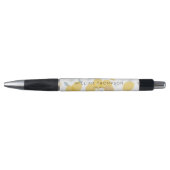 Schattige Elegant Modern Pastel Citrus Citrus Lemo Pen (Voorkant)