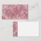 Schattige Elegant Trendy Baby Roze Rozenkwarts Kri Visitekaartje (Voorkant / Achterkant)