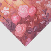 Schattige Elephant Calf Hearts & Flowers Decoupage Tissuepapier (Detail)