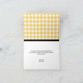 Schattige Elephant, op maat geel Bedankkaart (Binnen)