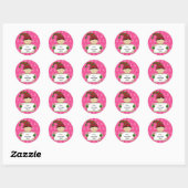 Schattige Elf Christmas Gift Label Sticker (Vel)