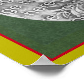 Schattige Elf Holiday Lijst Creëer Uw eigen foto Poster (Hoek)