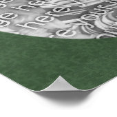 Schattige Elf Holiday Uw foto toevoegen Poster (Hoek)