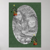 Schattige Elf Holiday Uw foto toevoegen Poster (Voorkant)