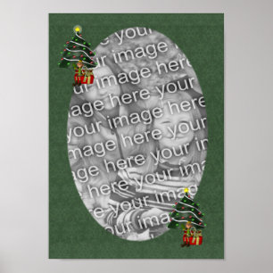 Schattige Elf Holiday Uw foto toevoegen Poster