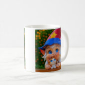Schattige Elf Kat  Koffiemok (Voorkant rechts)