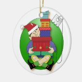 Schattige Elf Ornament (Links)