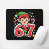 Schattige Elf Zes Zeven 6 7 Meme Grappig Kerst Kos Muismat (Met muis)
