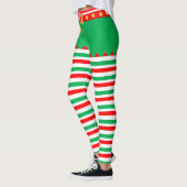 Schattige elfen gestreepte leggings (Links)