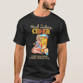 Schattige Elk meisje wil een harde Dickens Cider V T-shirt (Voorkant)