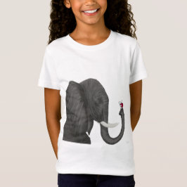 Schattige ellephant en luidolie t-shirt