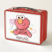 Schattige Elmo | Eigen naam toevoegen (Achterkant)