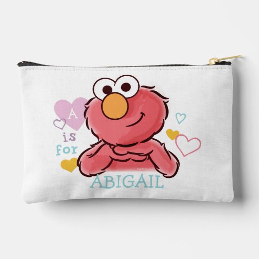 Schattige Elmo | Eigen naam toevoegen Etui (Achterkant)