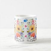 Schattige Emoji-personage Koffiemok (Center)