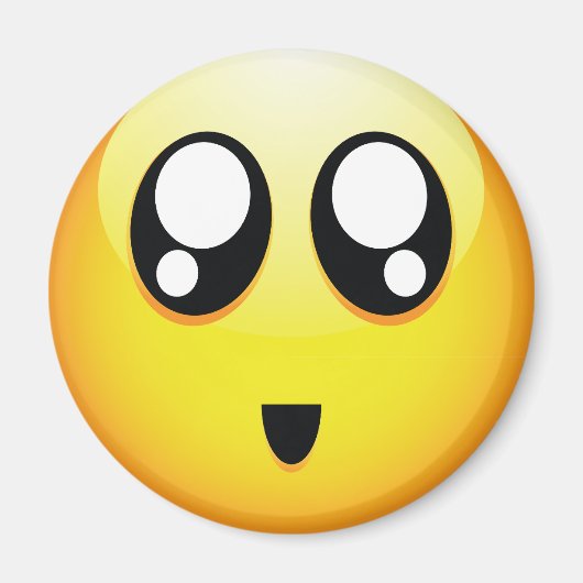 Schattige Emoticons Magneet (Voorkant)