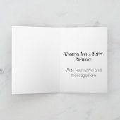 Schattige en Aardige Hond Gelukkige Verjaardag Kaart (Binnen)