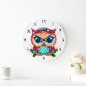 Schattige en Aardige Kawaii Baby Uil Grote Klok (Huis)