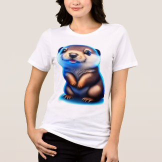 Schattige en Casual T-shirt voor panda liefhebbers