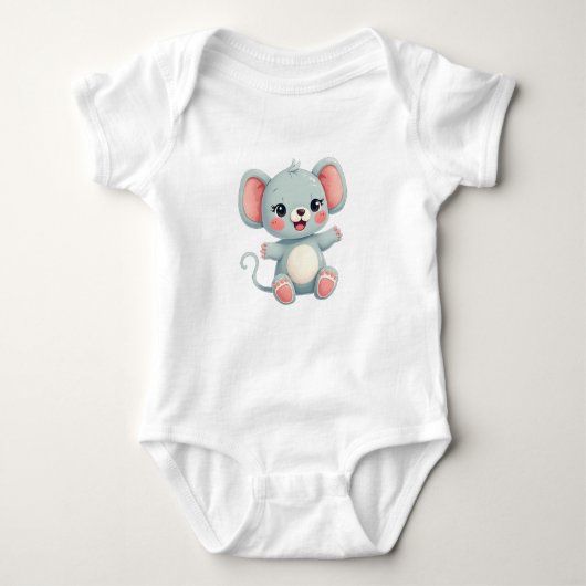 Schattige en comfortabele babykleding – ideaal voo romper (Voorkant)