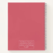 Schattige en elegant Notitieboek voor georganiseer (Achterkant)