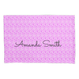 Schattige en elegant roze kussensloop