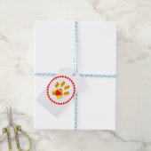 Schattige en elegante gouden poot cadeaulabel (Met Touw)