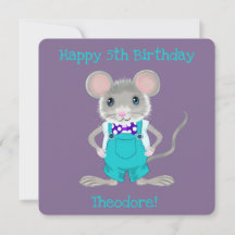 Schattige en elegante kleine muis aangepaste verja